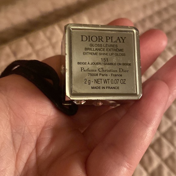 Dior Silver bag charm with Black Ribbon - Picture 10 of 10